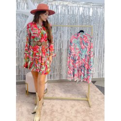 Vestido babydoll flores