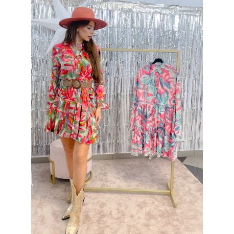 Vestido babydoll flores