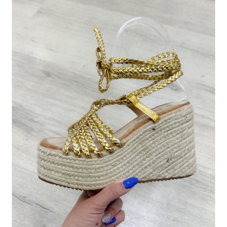 Cuña acordonada gold