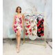 Vestido corto print flores