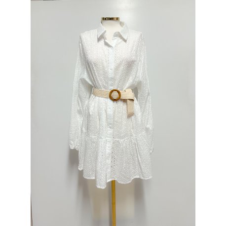 Vestido boho con cinto