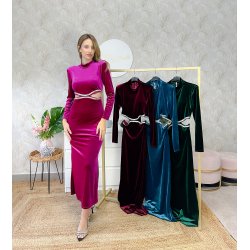 Vestido detalle brillantes*