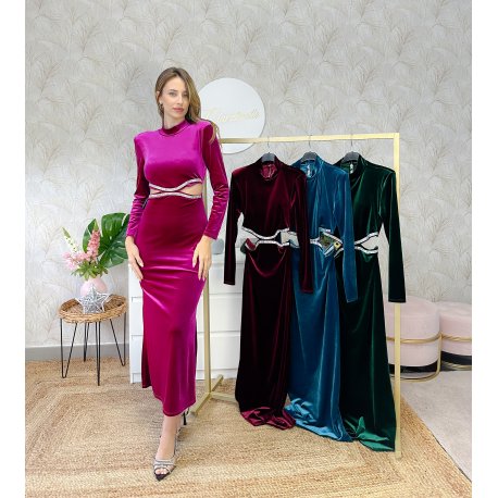 Vestido detalle brillantes*