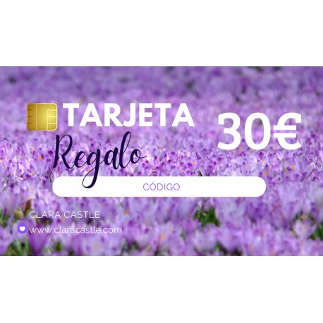 TARJETA REGALO 30€