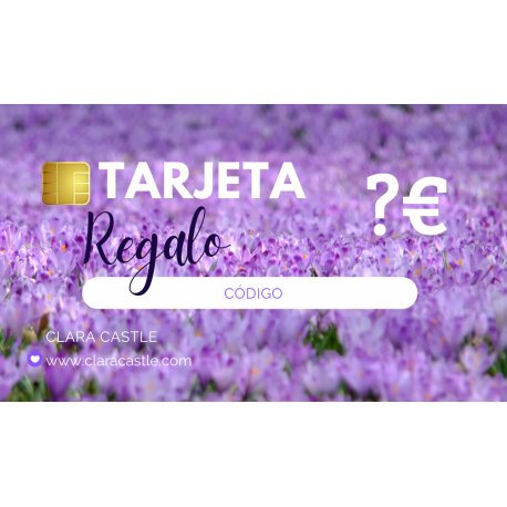 TARJETA REGALO: EL IMPORTE LO ELIGES TU!