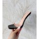 Sandalia transparente black