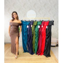 Vestido escote romántico