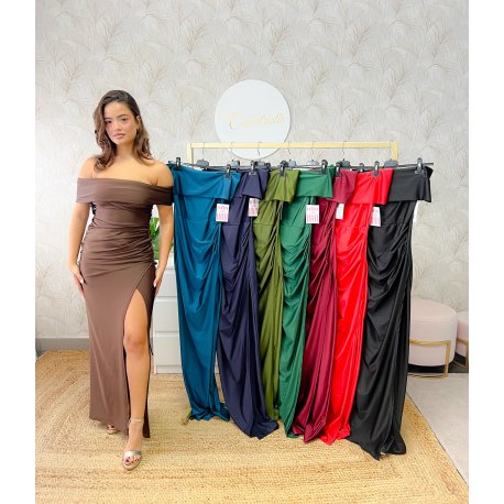 Vestido escote romántico