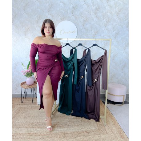 Vestido escote romántico